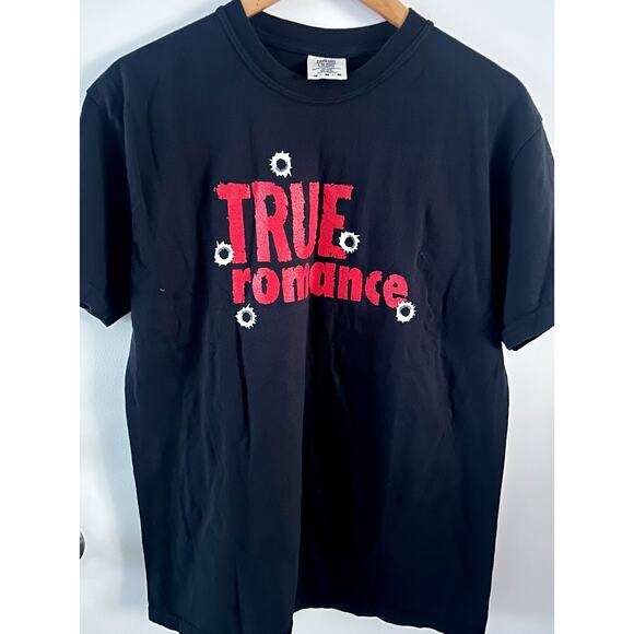 TRUE ROMANCE Rucking Fotten Vintage Style 30th Anniversary Lmtd Print Shirt Sz M - Picture 2 of 9